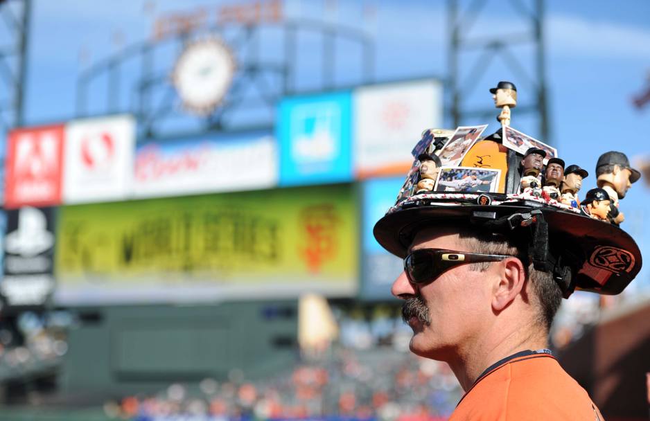 Un fan della squadra di baseball dei San Francisco Giants (Reuters)